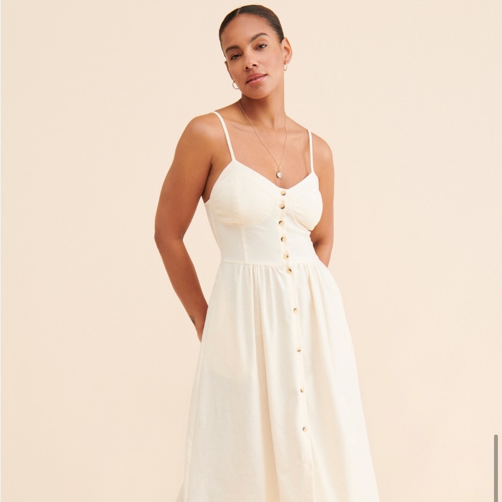 Eve Linen midi dress